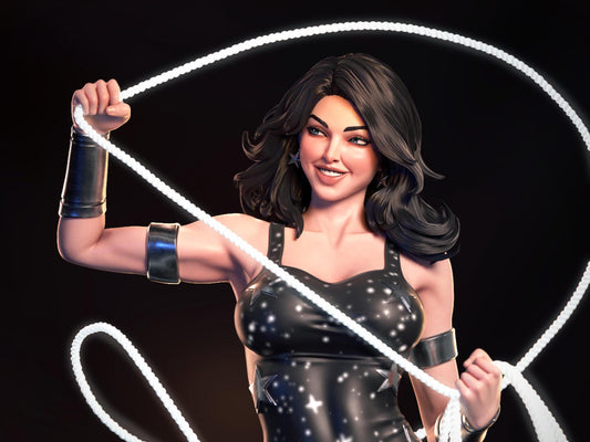 Donna Troy Resin Statue – Hand-Painted Amazon Warrior Collectible