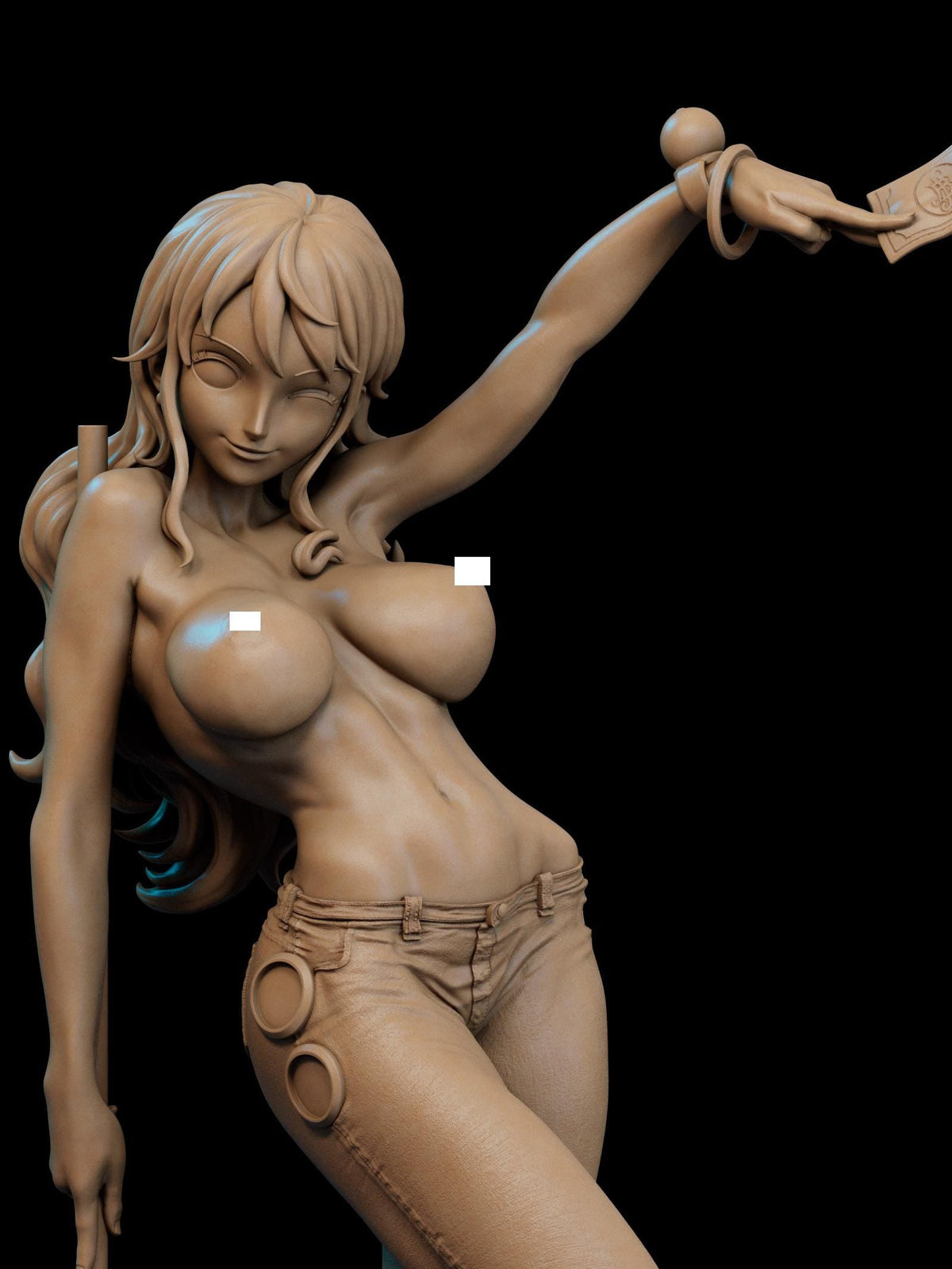 Nami One Piece NSFW 3D Printed Statue – Mature Pirate Navigator Resin Collectible, Made to Order for Adult Collectors