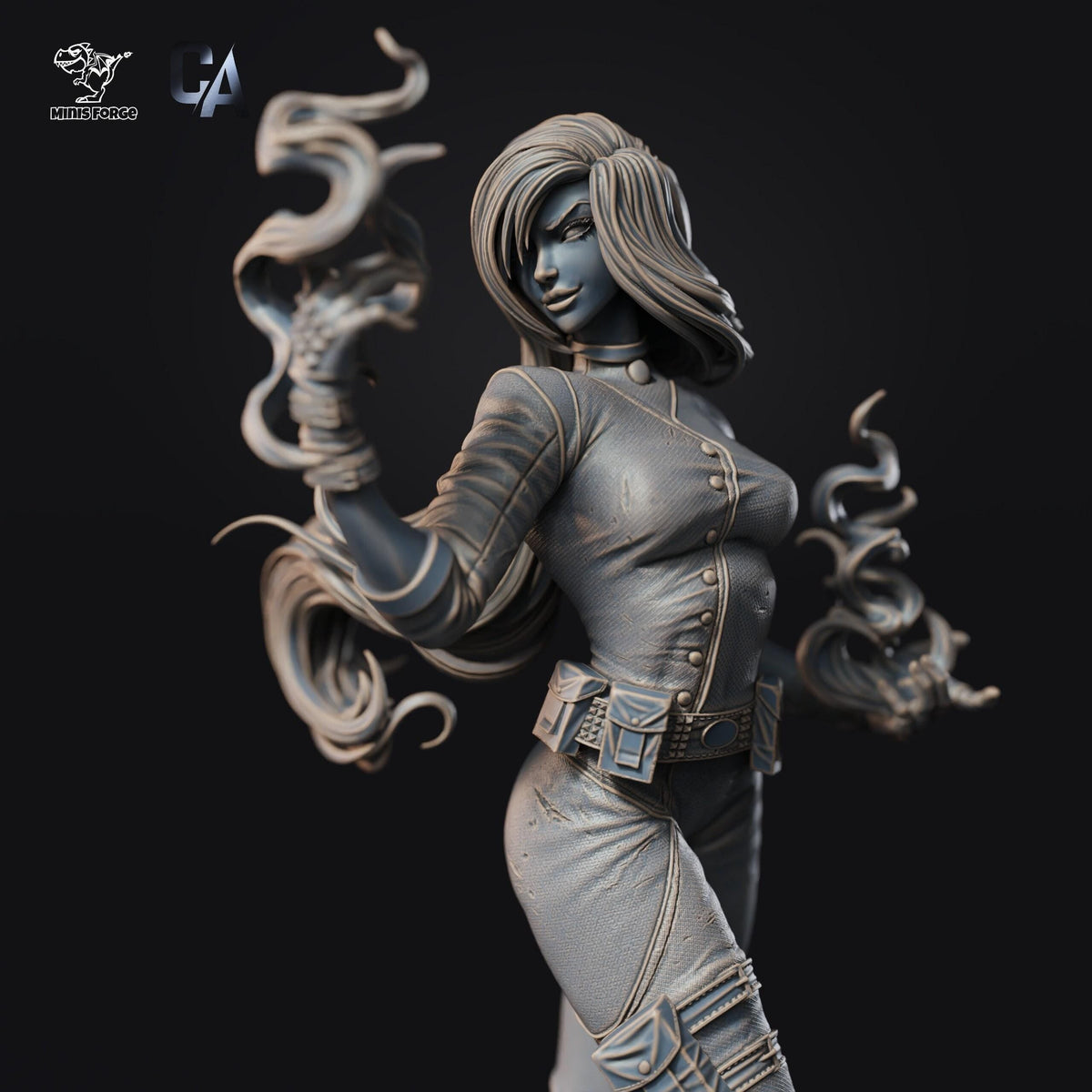 Shego NSFW 3D Printed Statue – Mature Animated Series Villain Resin Collectible, Made to Order for Adult Collectors