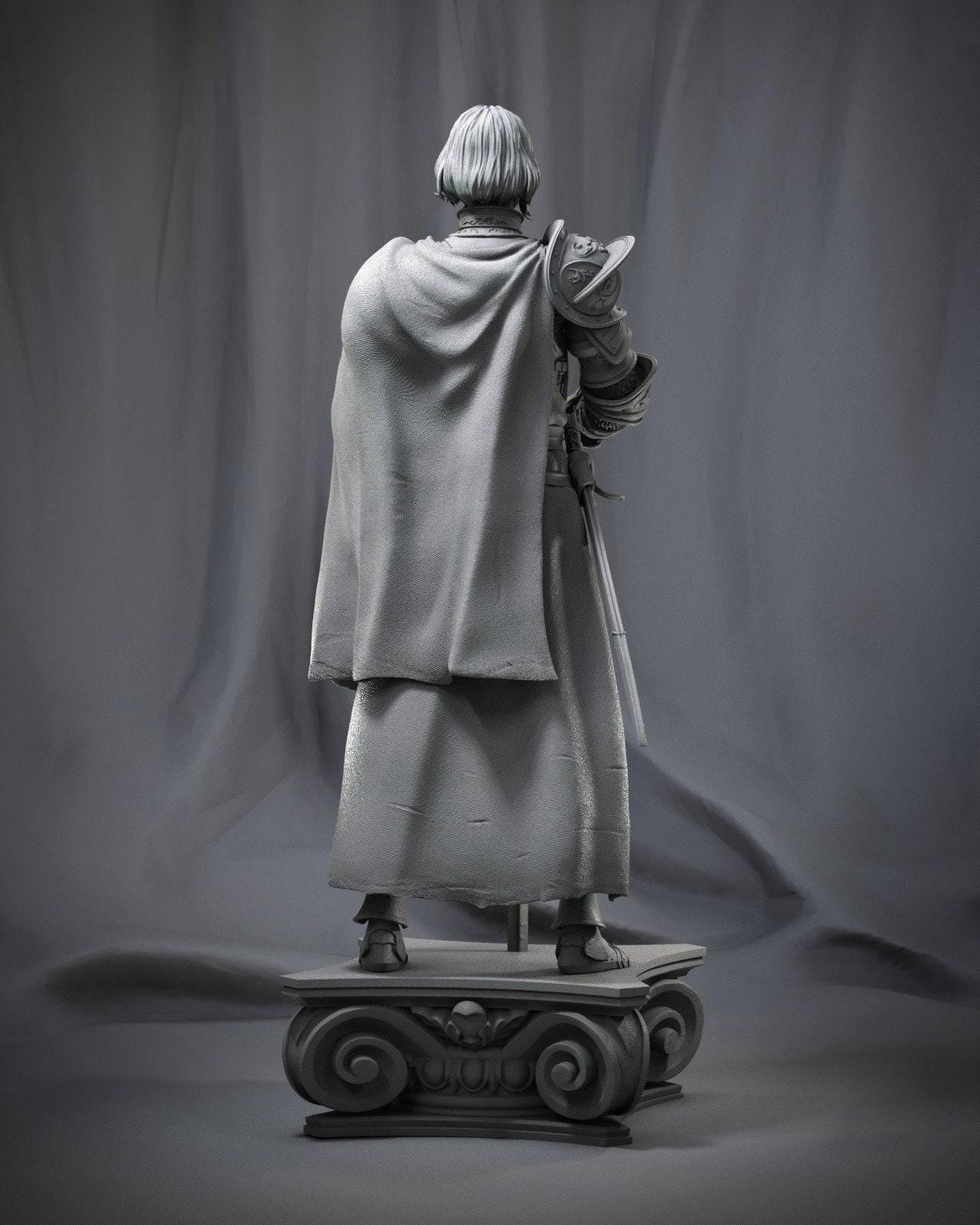 Epic Joan of Arc 3D Printed Collectible Statue | Hand-Painted Medieval Knight Figure for History Enthusiasts