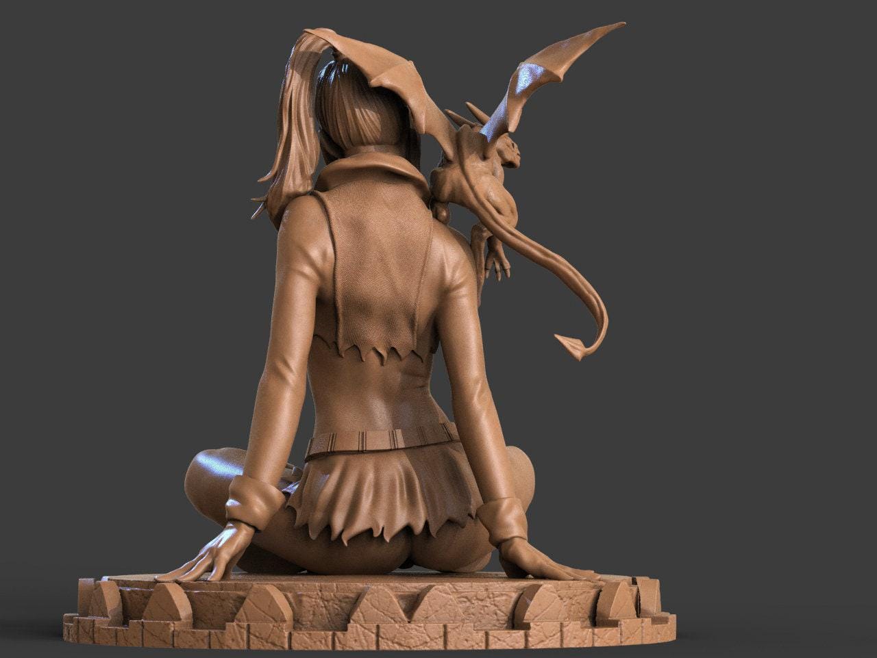 Mutant Phase-Shifter: Kitty Pryde 3D Printed Statue Collectible – X-Men Heroine (NSFW)