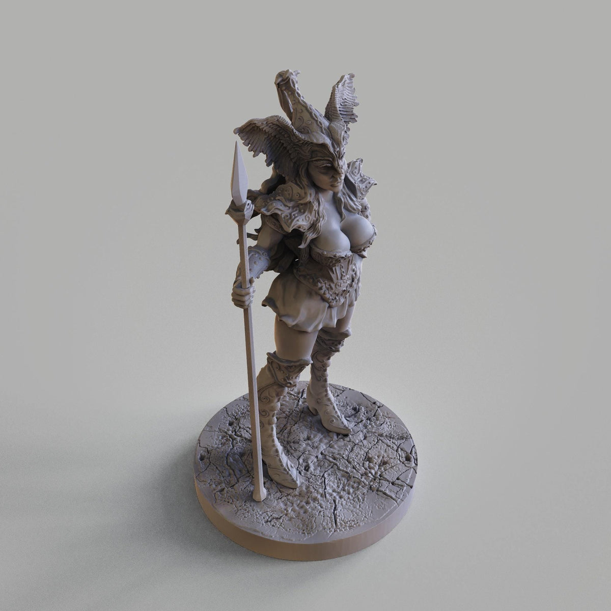Valkyria NSFW 3D Printed Statue – Mature Norse Warrior Maiden Resin Collectible, Made to Order for Adult Collectors