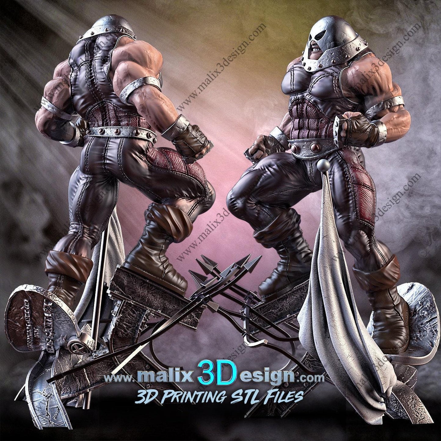Unstoppable Force: Juggernaut 3D Printed Resin Statue - Epic X-Men Marvel Collectible Figure