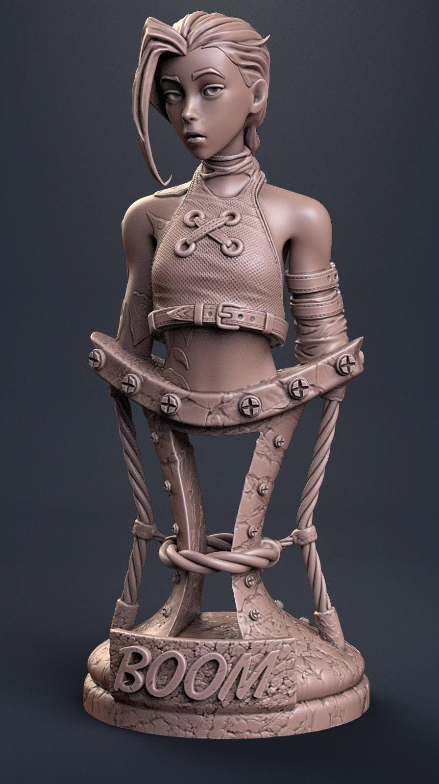 Jinx Fanart Collectible Bust Miniature