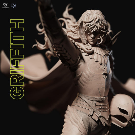 Ascend to Power: Griffith Berserk 3D Print Collectible Figurine - Epic Anime Manga Statue