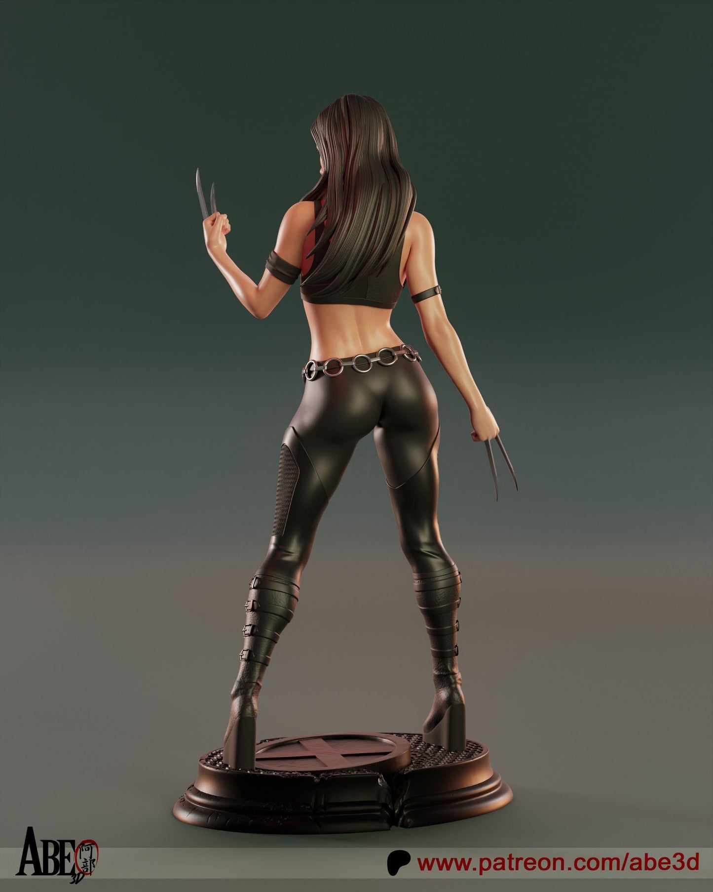 X-23 Collectible Statue: Hand-Painted 3D Resin Figure with Optional NSFW Variant!