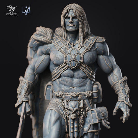 By the Power! He-Man Fanart 3D Printed Collectible Statue - Masters of the Universe Figure