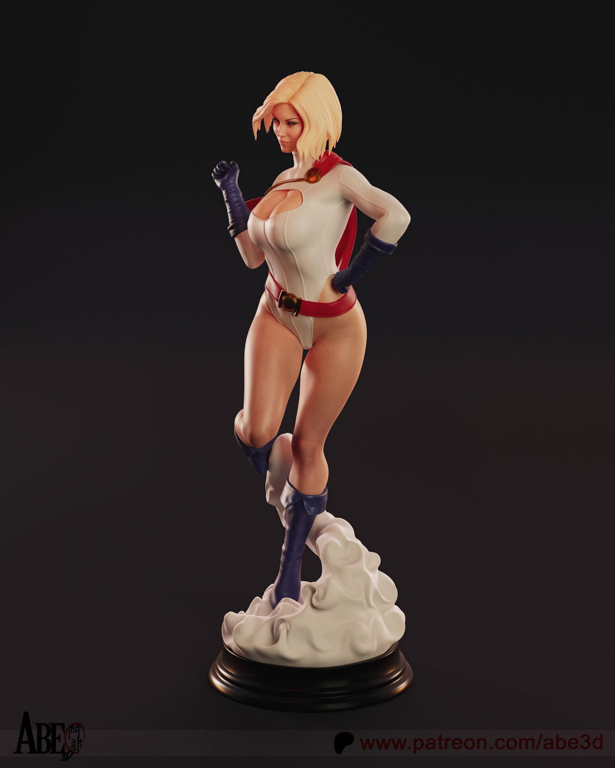 Supergirl DC Comics NSFW 3D Printed Statue – Mature Fan Art Resin Collectible, Made to Order for Adult Collectors & Fans