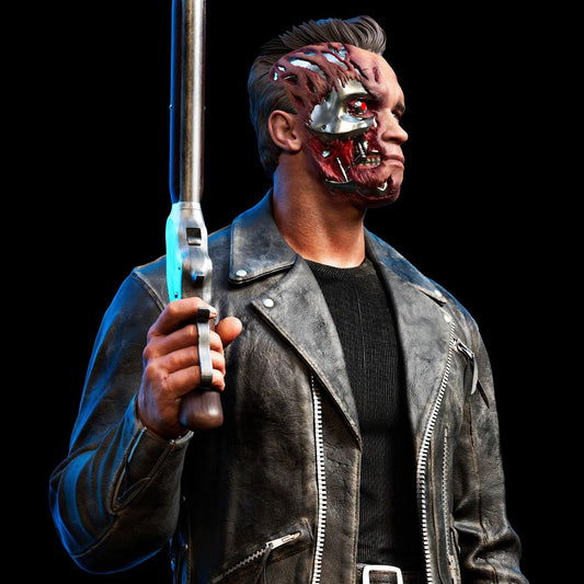 Authentic Terminator T-800 Endoskeleton 3D Printed Statue: Iconic Sci-Fi Movie Collectible Fan Art Figure