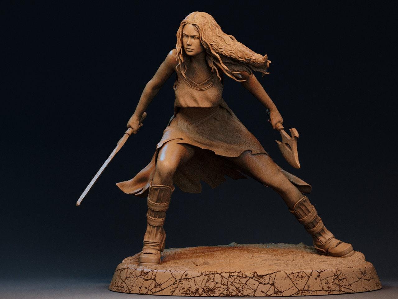 Dynamic River Tam 3D Print Statue - Serenity Firefly Sci-Fi Collectible Figure - Premium Quality