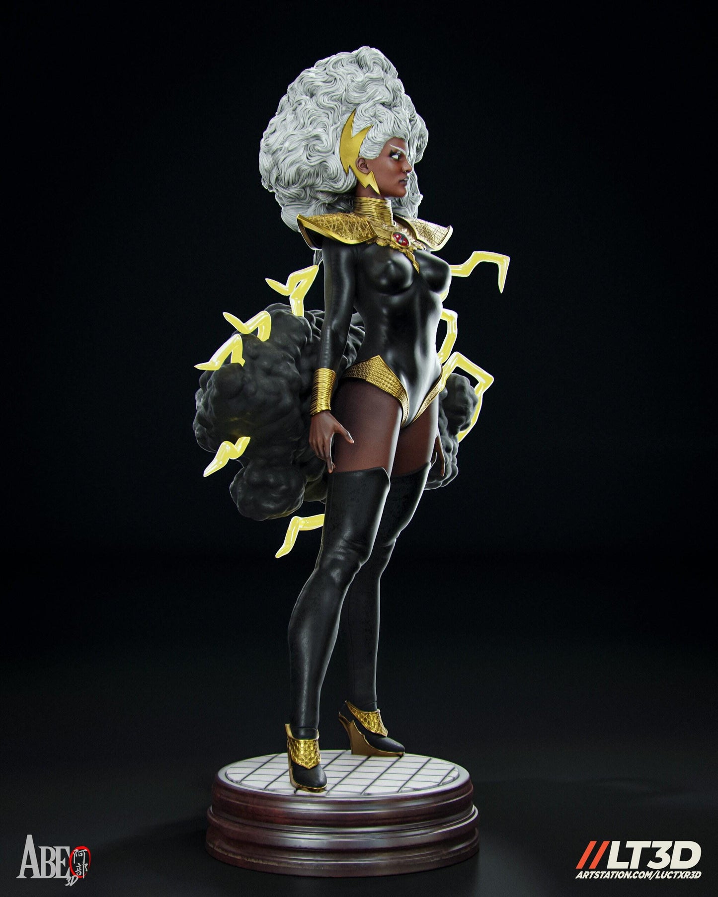 Elegant Mutant: Storm Hellfire Gala 3D Print Collectible – X-Men Figure