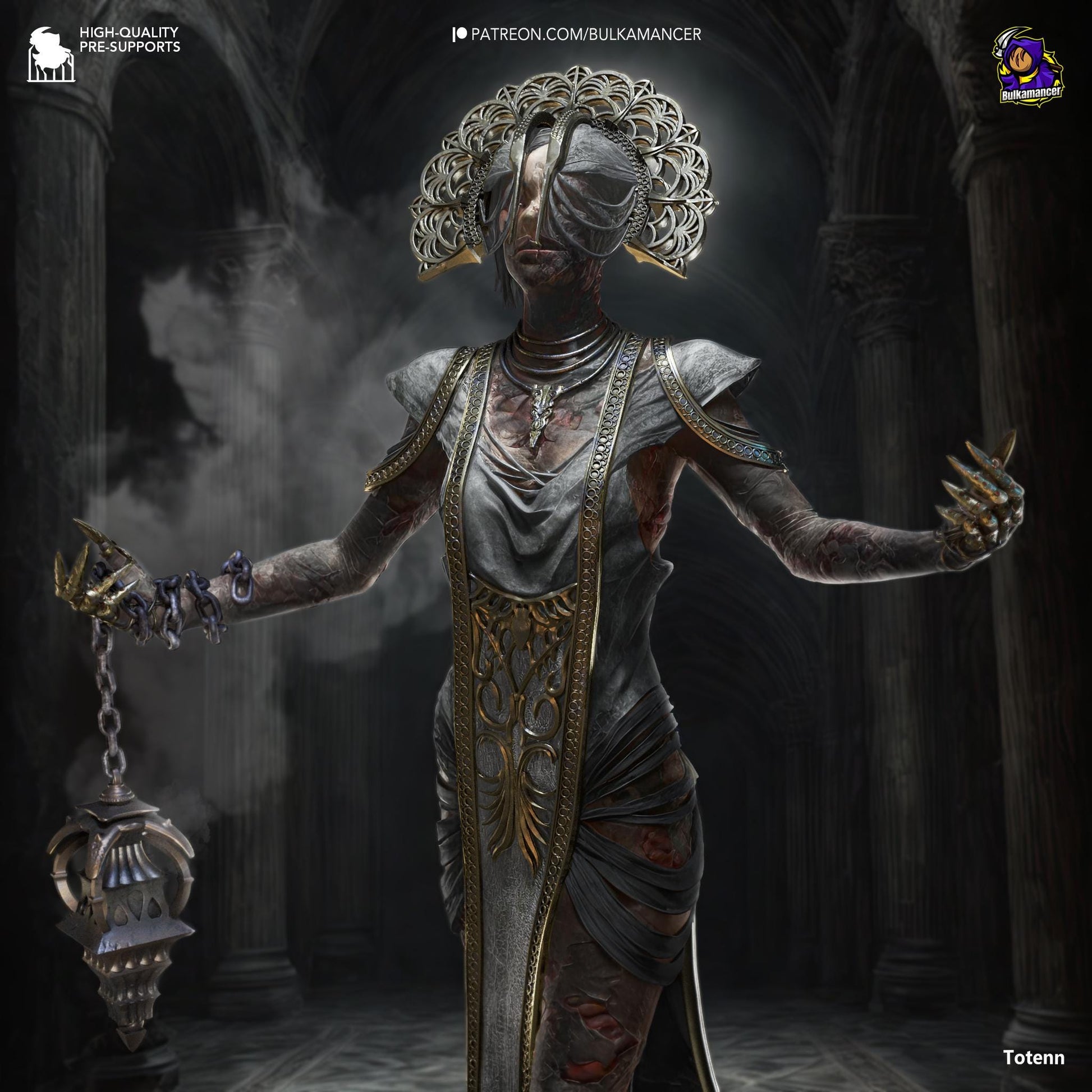 a digital painting of a woman holding a lantern