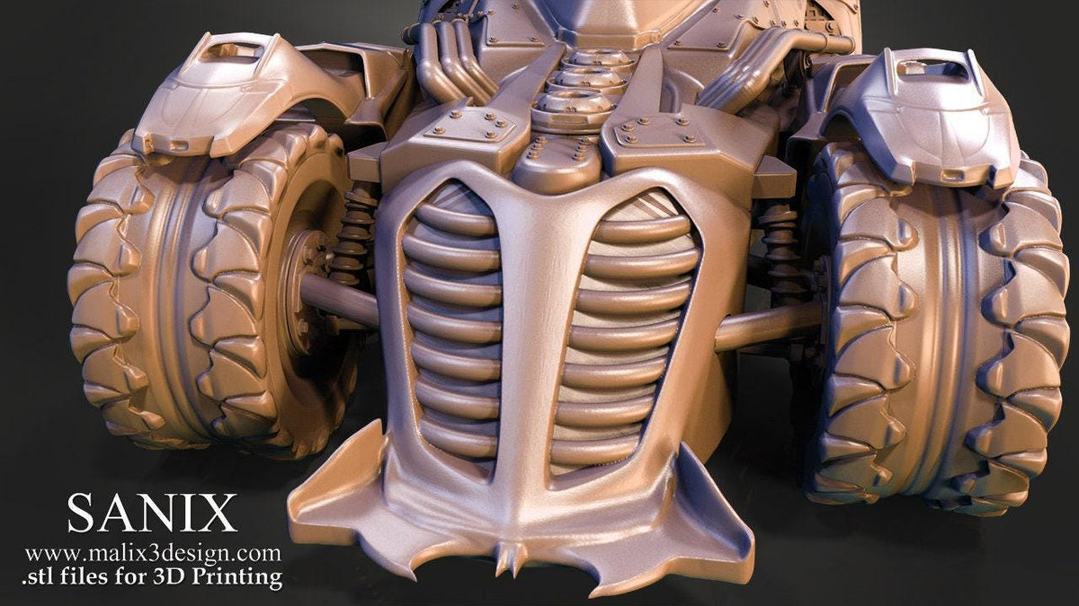 Batmobil NSFW 3D Printed Statue – Mature Gotham City Car Resin Collectible, Made to Order for Adult Collectors & Fans