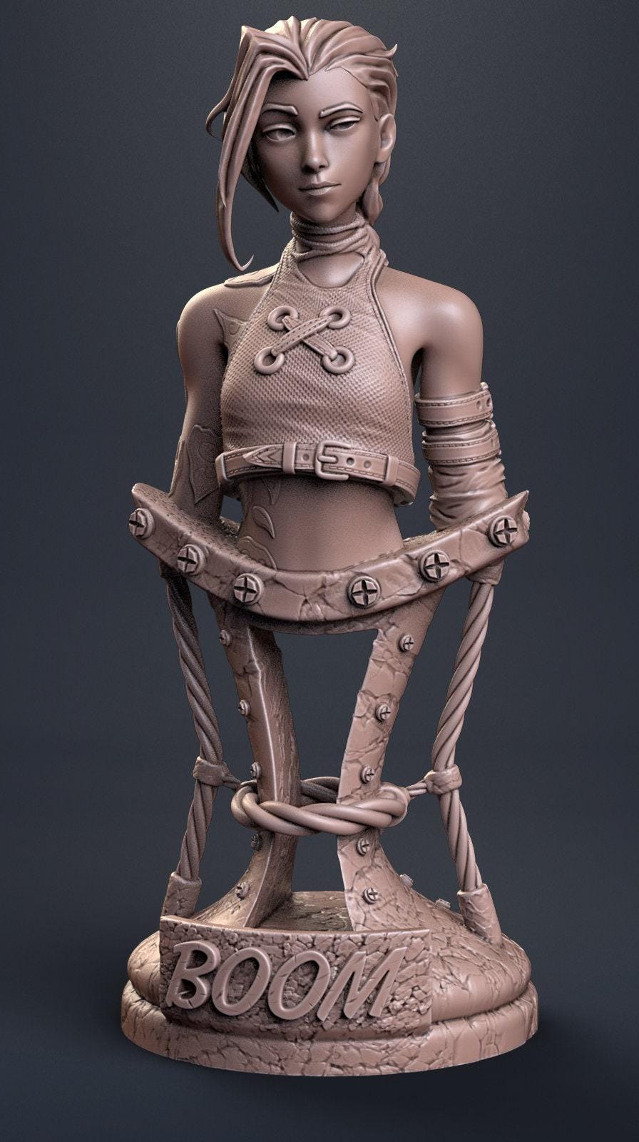 Jinx Fanart Collectible Bust Miniature