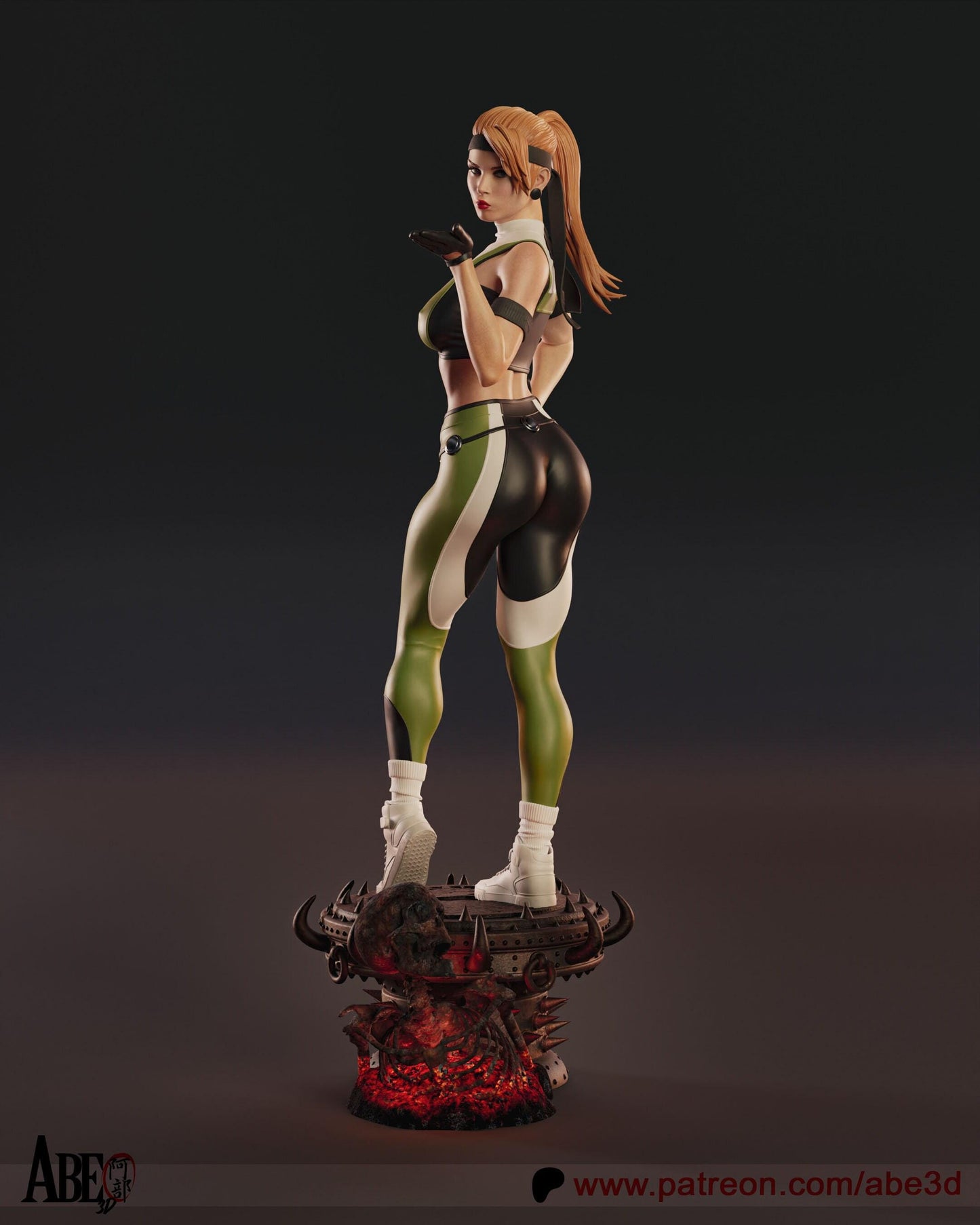 Exclusive Sonya Blade 3D Printed Statue | Mortal Kombat NSFW Collectible | Premium Resin Figure