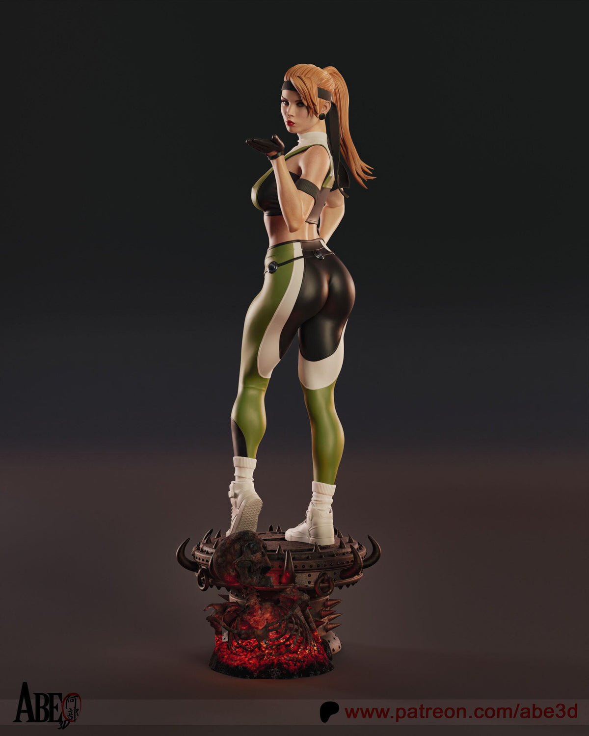 Sonya Blade NSFW 3D Printed Statue – Mature Special Forces Resin Collectible, Made to Order for Adult Collectors & Fans