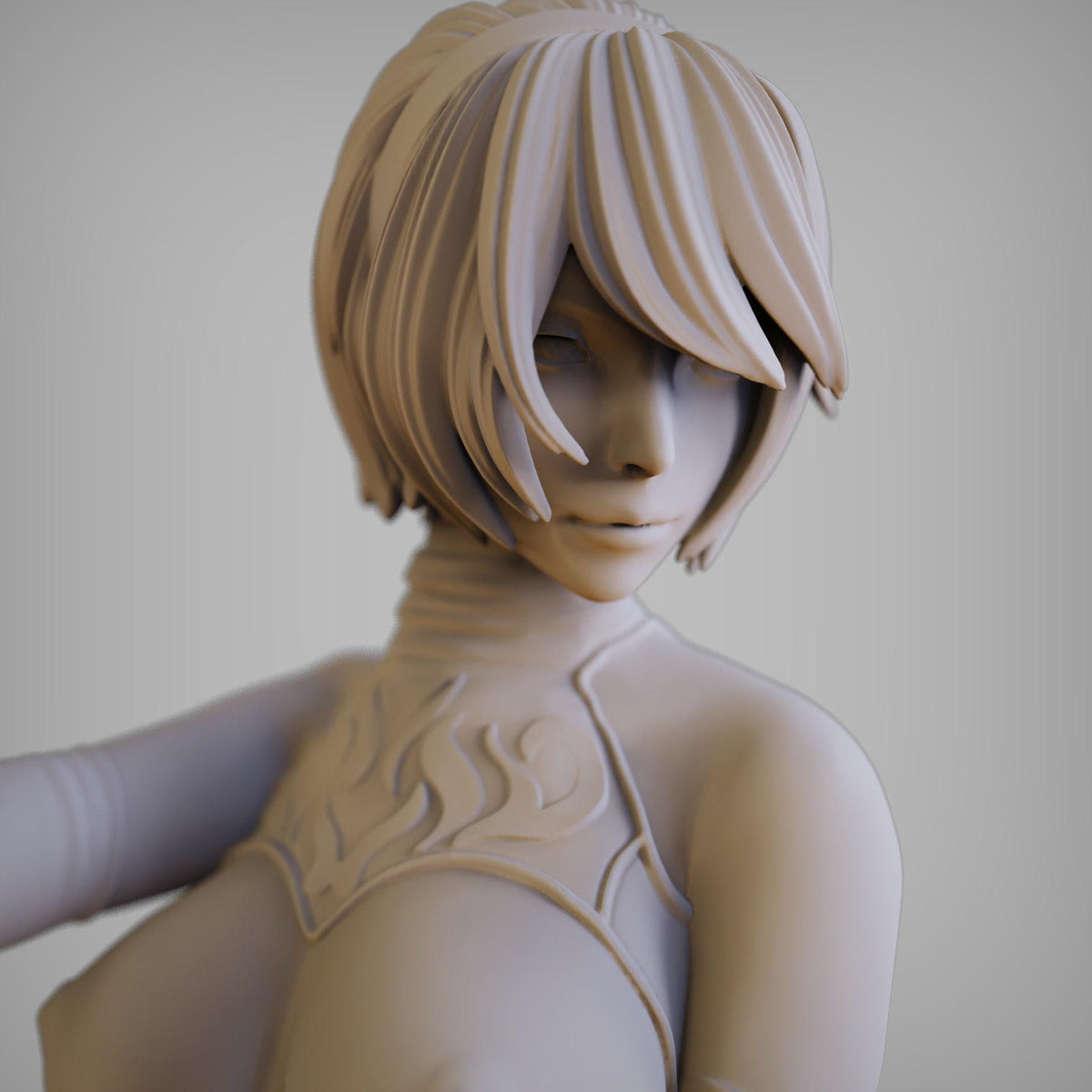 2B Nier Automata NSFW 3D Printed Statue – Mature YoRHa Android Resin Collectible, Made to Order for Adult Collectors