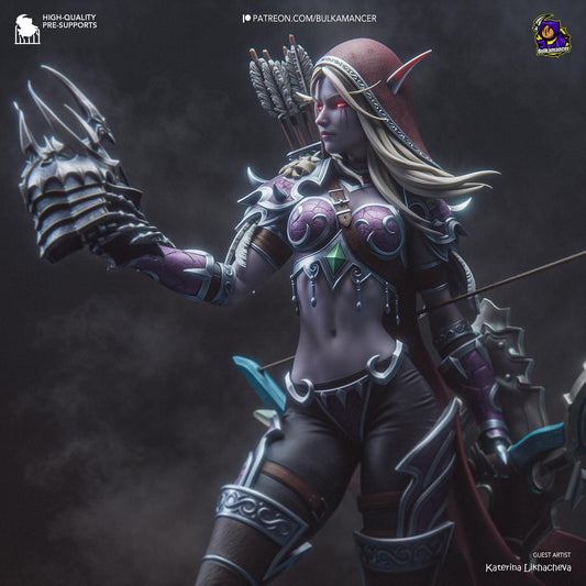 a woman dressed in armor holding a sword