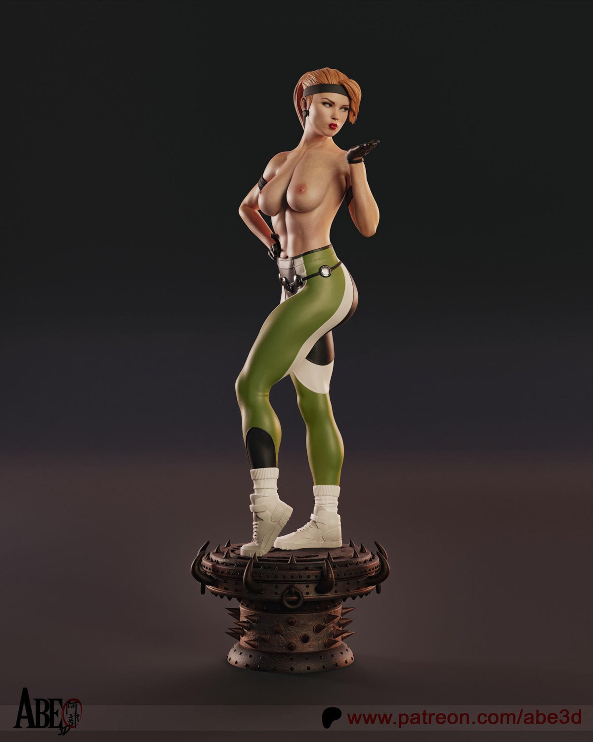 Sonya Blade NSFW 3D Printed Statue – Mature Special Forces Resin Collectible, Made to Order for Adult Collectors & Fans