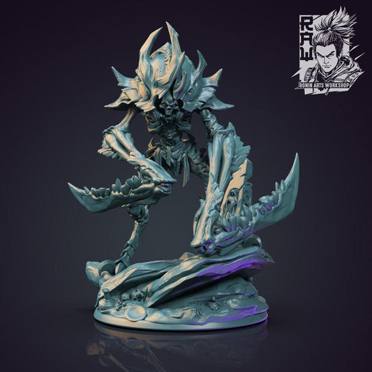 Bone Scythe, Dnd miniatures, Tabletop miniatures, 3d printed miniatures, Collectible figurines, pathfinder, dnd, dungeons and dragons