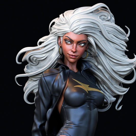 Unleash the Power: Storm 3D Printed Statue – Exquisite Collectible Miniature Figure for X-Men Fans