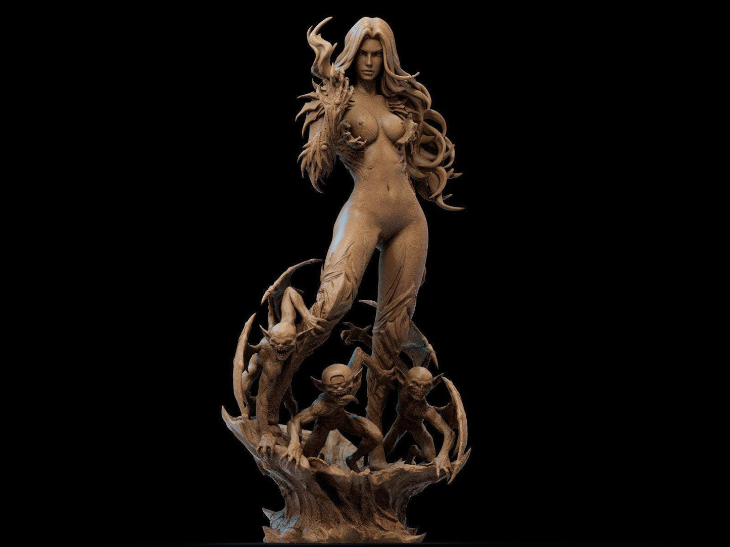 Sara Pezzini 3D Printed Miniature Statue: Witchblade Collectible