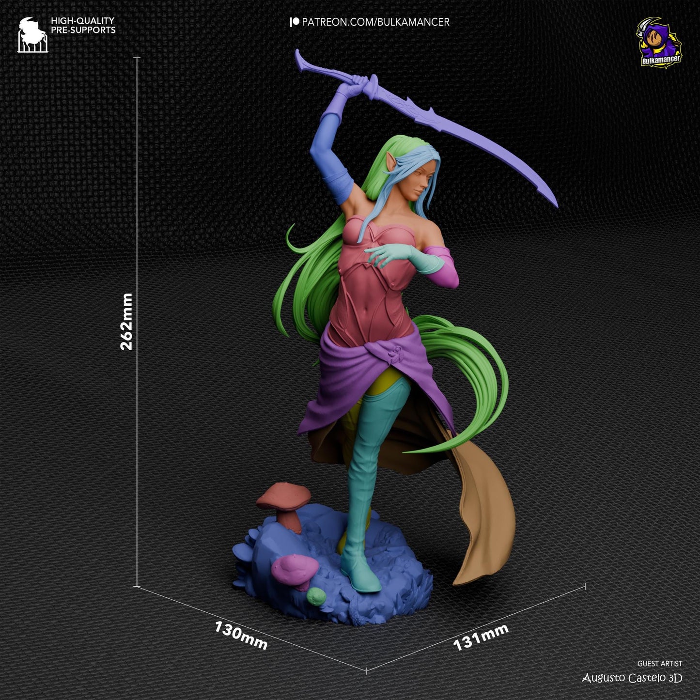 a figurine of a woman holding an umbrella