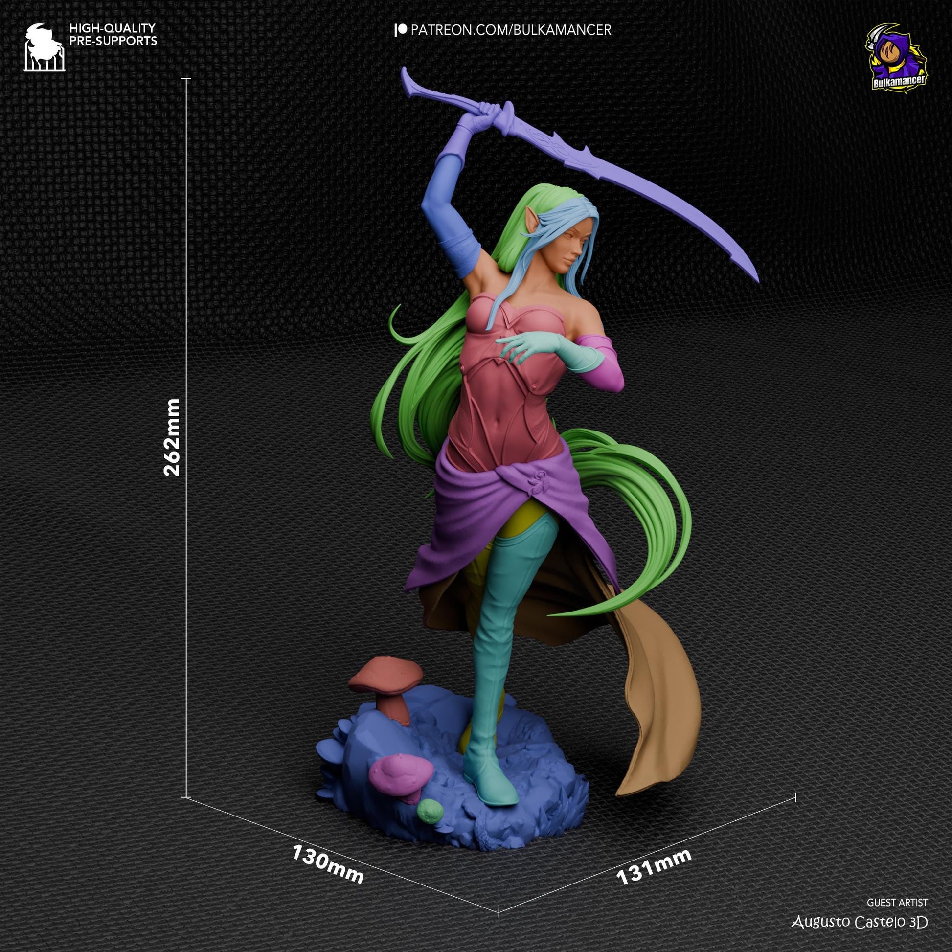 a figurine of a woman holding an umbrella