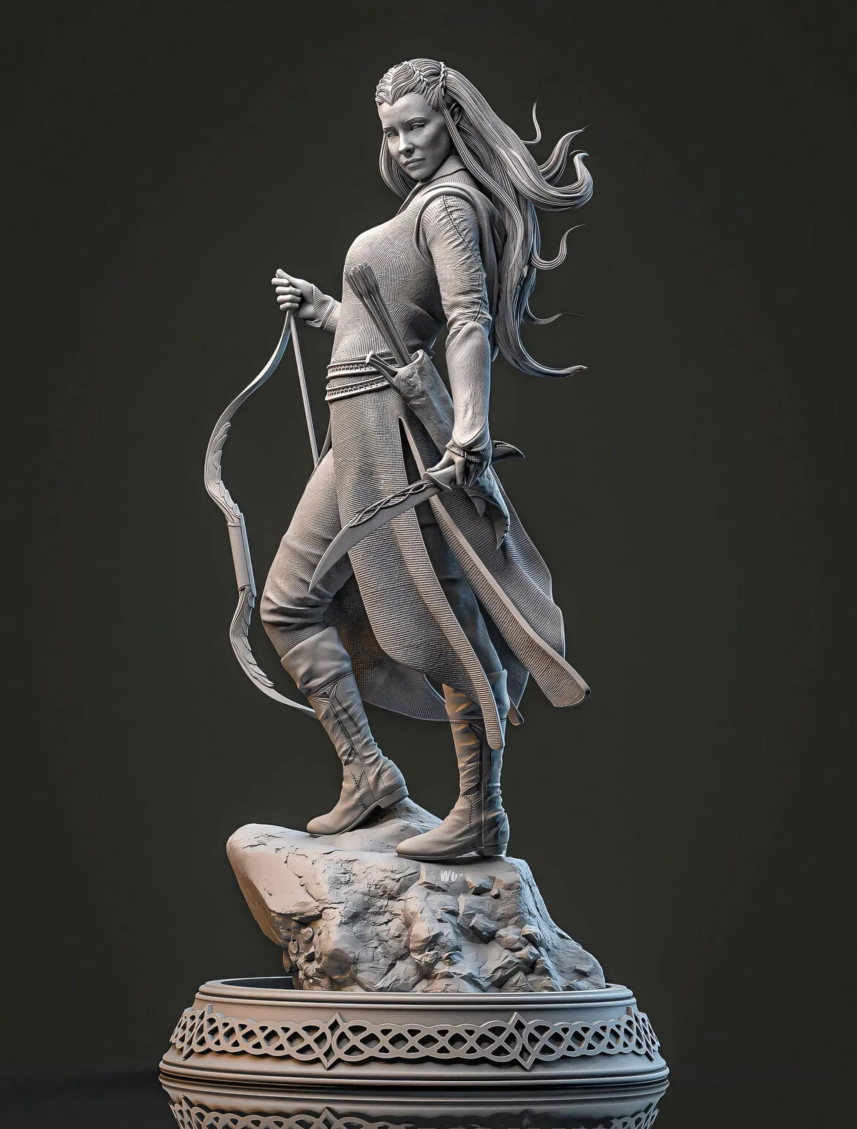 Tauriel NSFW 3D Printed Statue – Mature Mirkwood Elf Archer Resin Figure, Made to Order for Adult Collectors & Fans