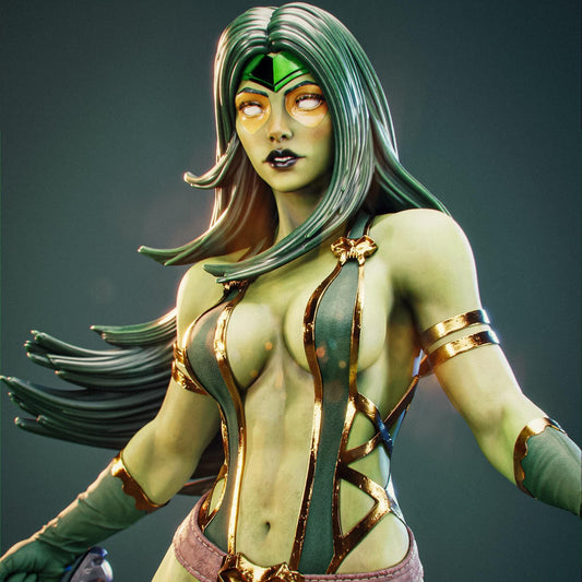 Guardians of the Galaxy Gamora Figure: Detailed Marvel Collectible Statue - Painted or Unpainted Resin