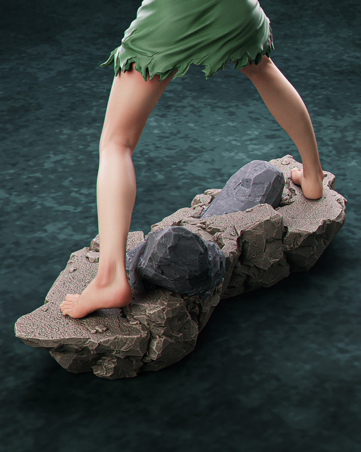 Nelliel NSFW 3D Printed Statue – Mature Anime Swordswoman Resin Collectible, Made to Order for Adult Collectors & Fans