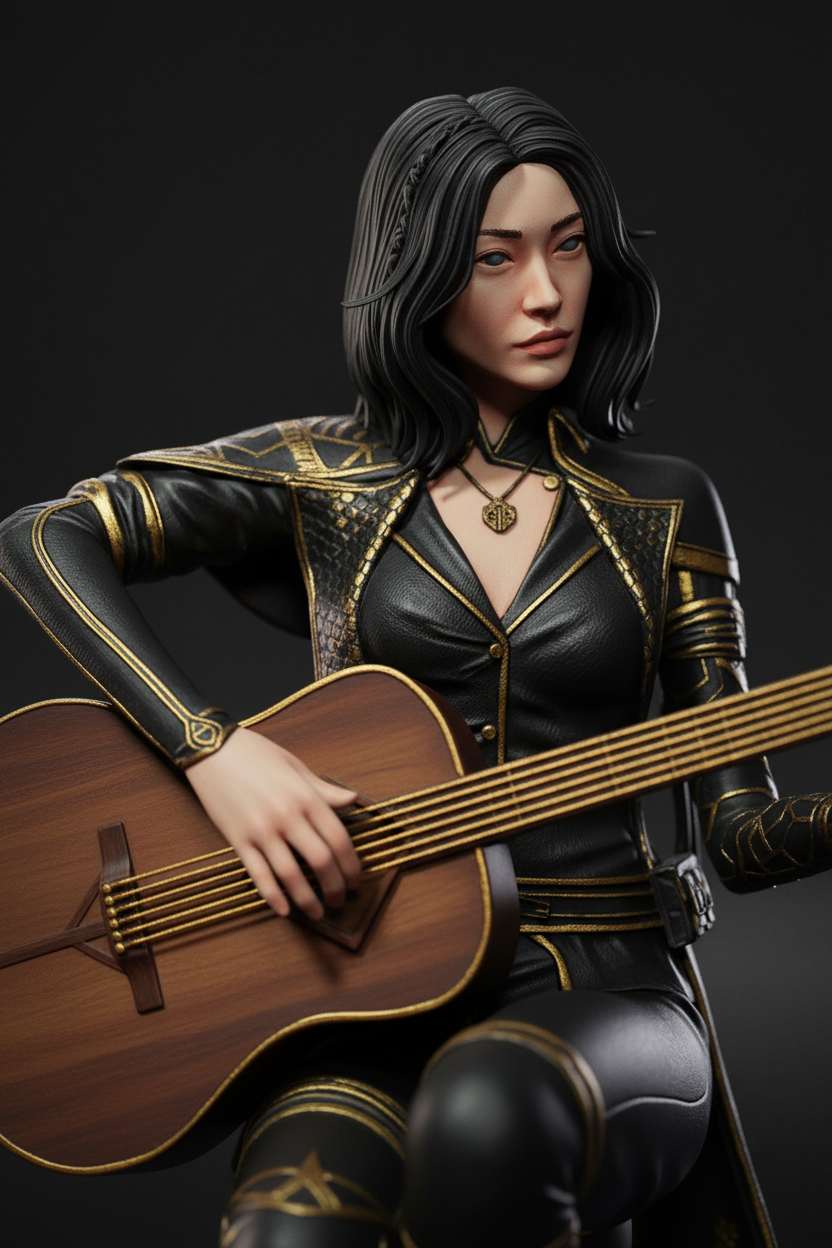 Lune 'Clair Obscur: Expedition 33' Collectible Figure | 3D Printed Statue, Painted or Unpainted