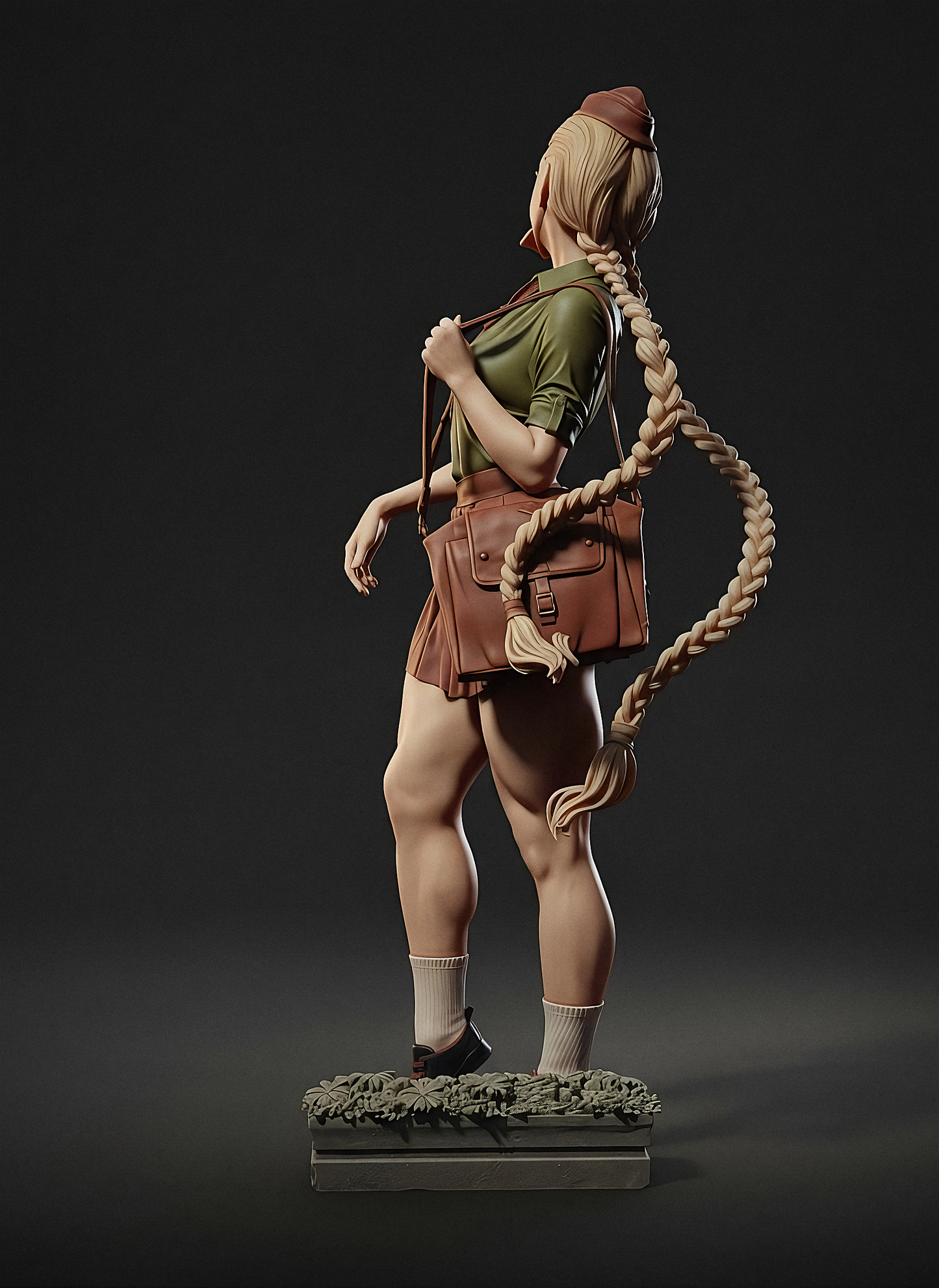 High-Detail Cammy Collectible Statue | 3D Printed Street Fighter Figure for Fans | Painted or DIY Unpainted Kit
