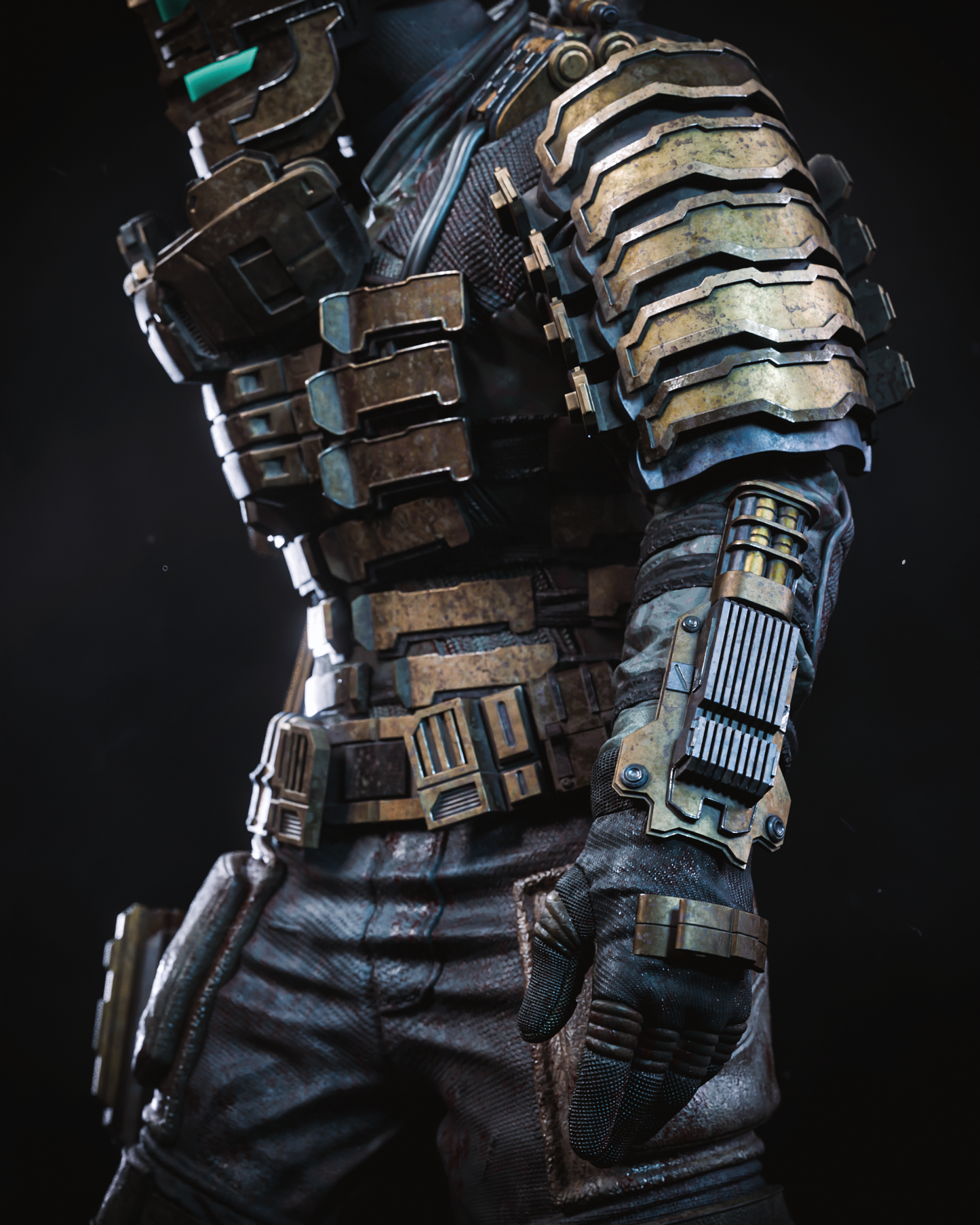 Hand-Painted Isaac Clarke Statue – Dead Space 3D Printed Collectible Figure, Sci-Fi Display Piece for Adults