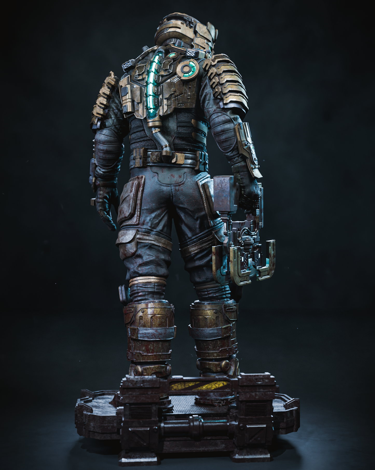 Hand-Painted Isaac Clarke Statue – Dead Space 3D Printed Collectible Figure, Sci-Fi Display Piece for Adults