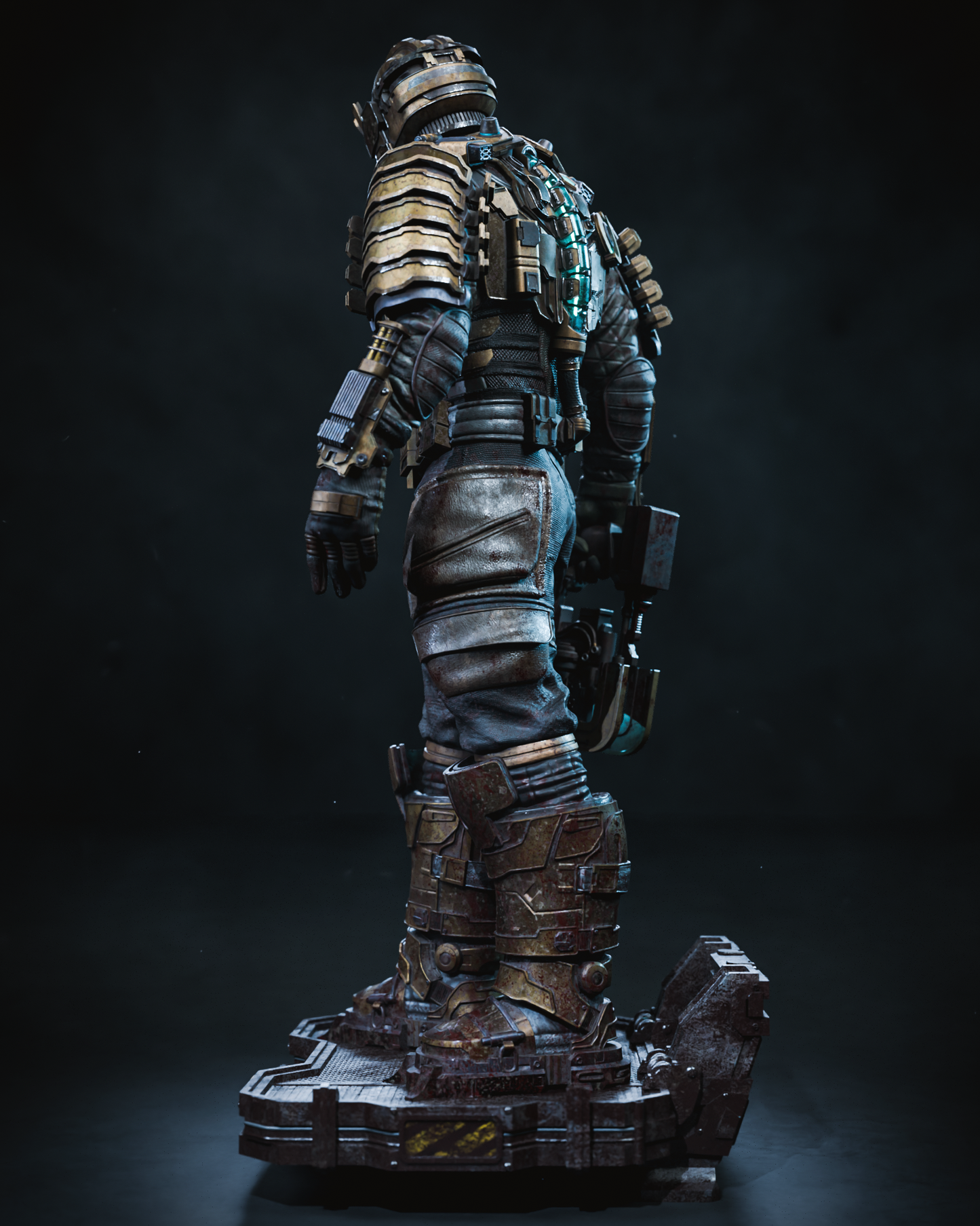 Hand-Painted Isaac Clarke Statue – Dead Space 3D Printed Collectible Figure, Sci-Fi Display Piece for Adults