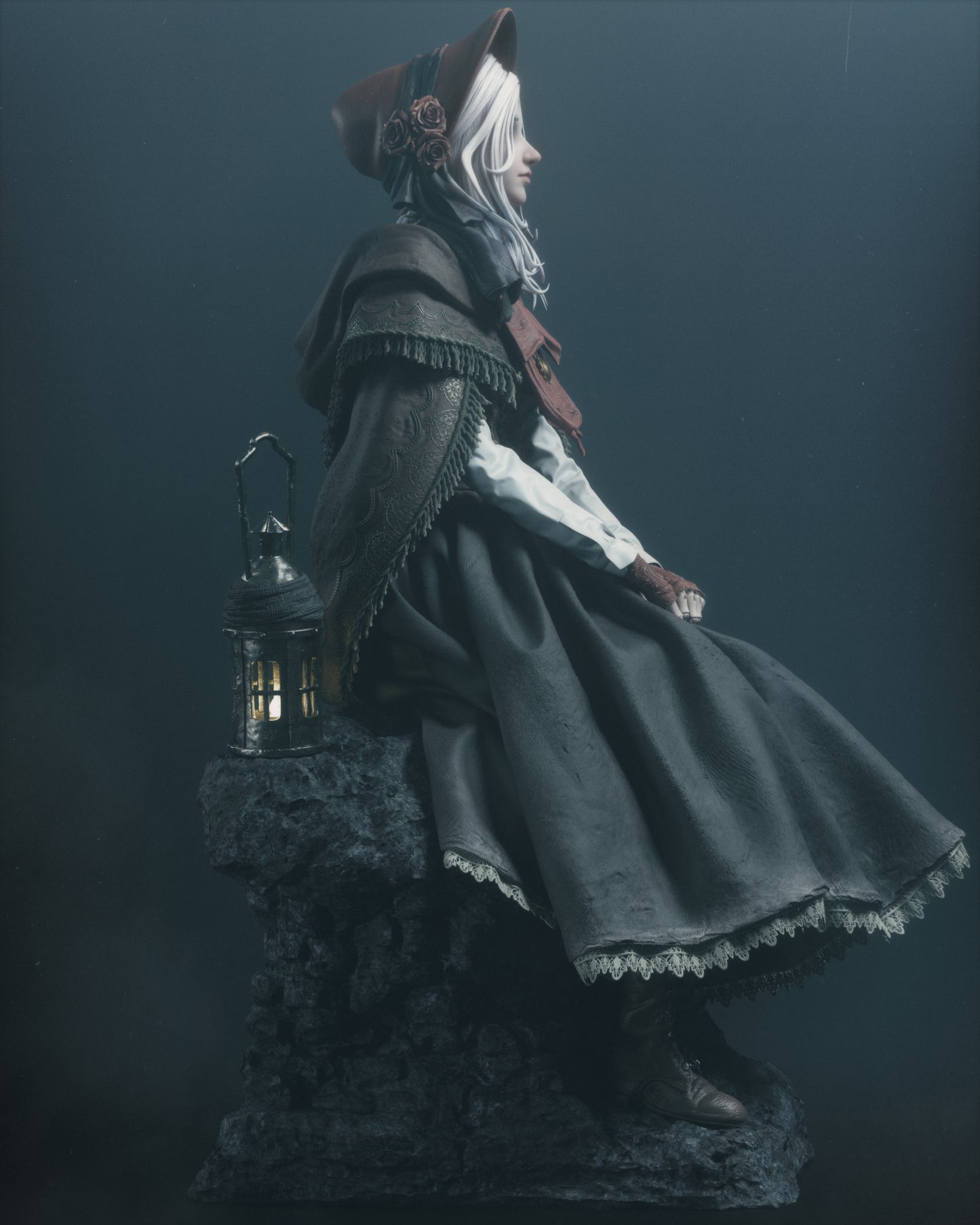 Hand-Painted Plain Doll Statue – Bloodborne 3D Printed Collectible Figure, Gothic Display Piece for Adults