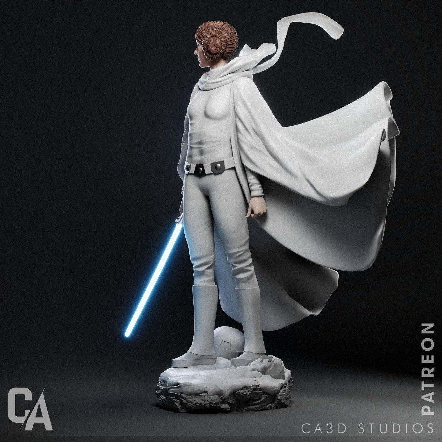 Leia Organa 3D Print NSFW - Detailed & Lifelike - Must-Have Collectible for Space Wars Fans, SFW, NSFW