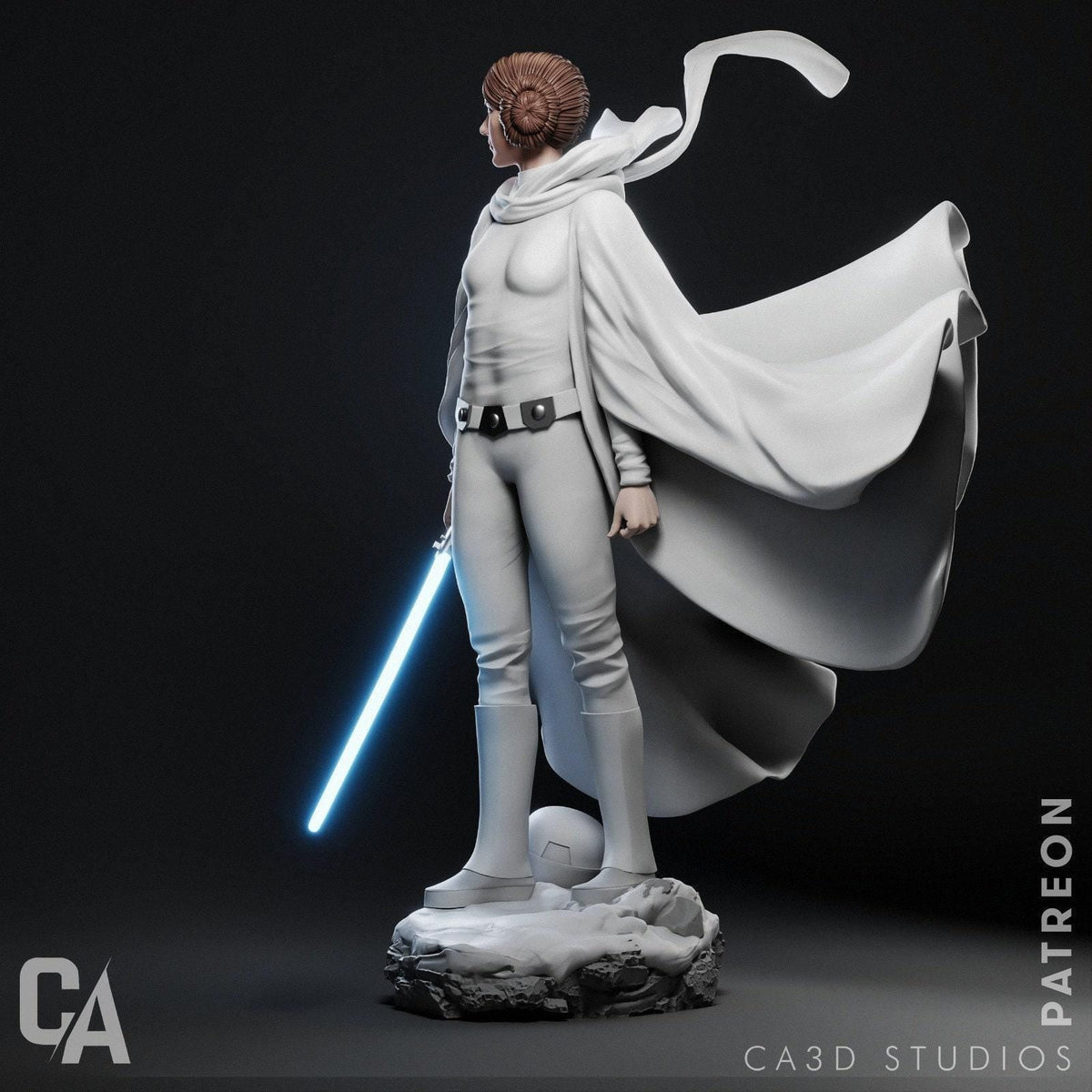 Leia Organa Star Wars NSFW 3D Printed Statue – Mature Sci-Fi Collectible, Made to Order for Adult Collectors & Fans