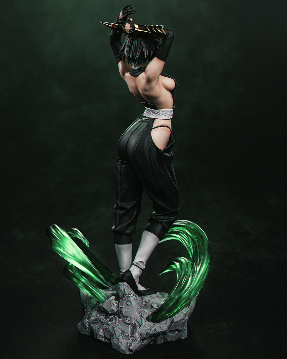 Soi Fon NSFW 3D Printed Statue – Mature Stealth Captain Resin Collectible, Made to Order for Adult Collectors & Fans