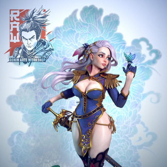 Pinup Heilog NSFW 3D Printed Statue – Mature Fantasy Knight Resin Collectible, Made to Order for Adult Collectors & Fans