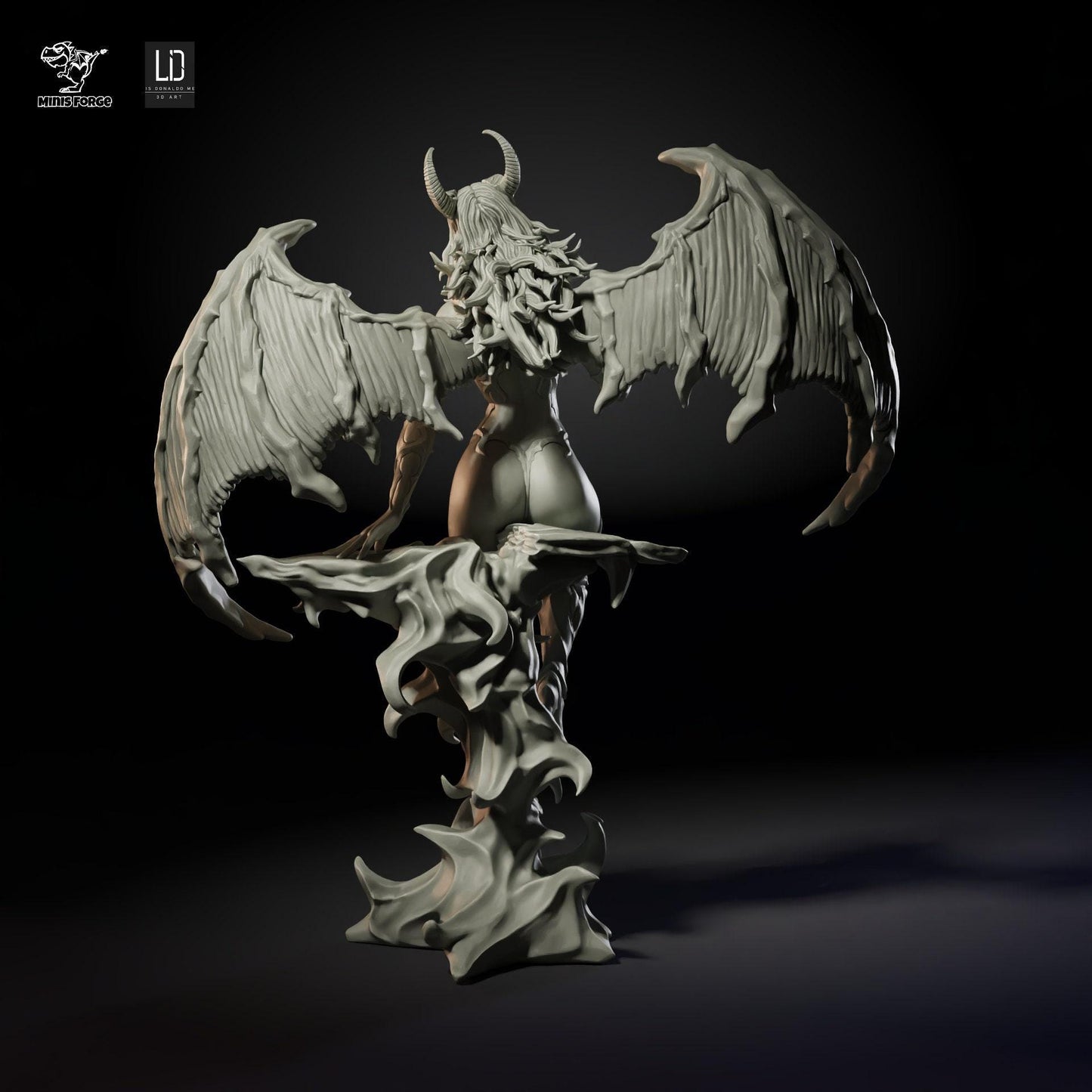 Succubus: Alluring Collectible Miniature Statue - NSFW Fantasy Figure