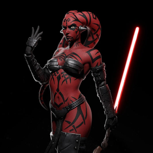 Darth Talon 3D Printed Collectible Statue - Sith Lady Twi'lek Figure from Star Wars Legacy"