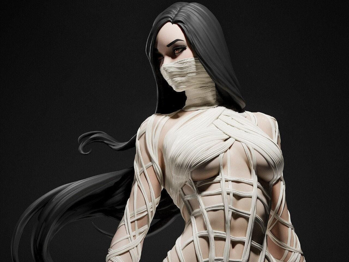 Silk Marvel NSFW 3D Printed Statue – Mature Spider-Verse Heroine Resin Collectible, Made to Order for Adult Collectors
