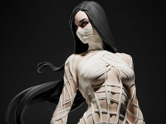 Silk Marvel NSFW 3D Printed Statue – Mature Spider-Verse Heroine Resin Collectible, Made to Order for Adult Collectors