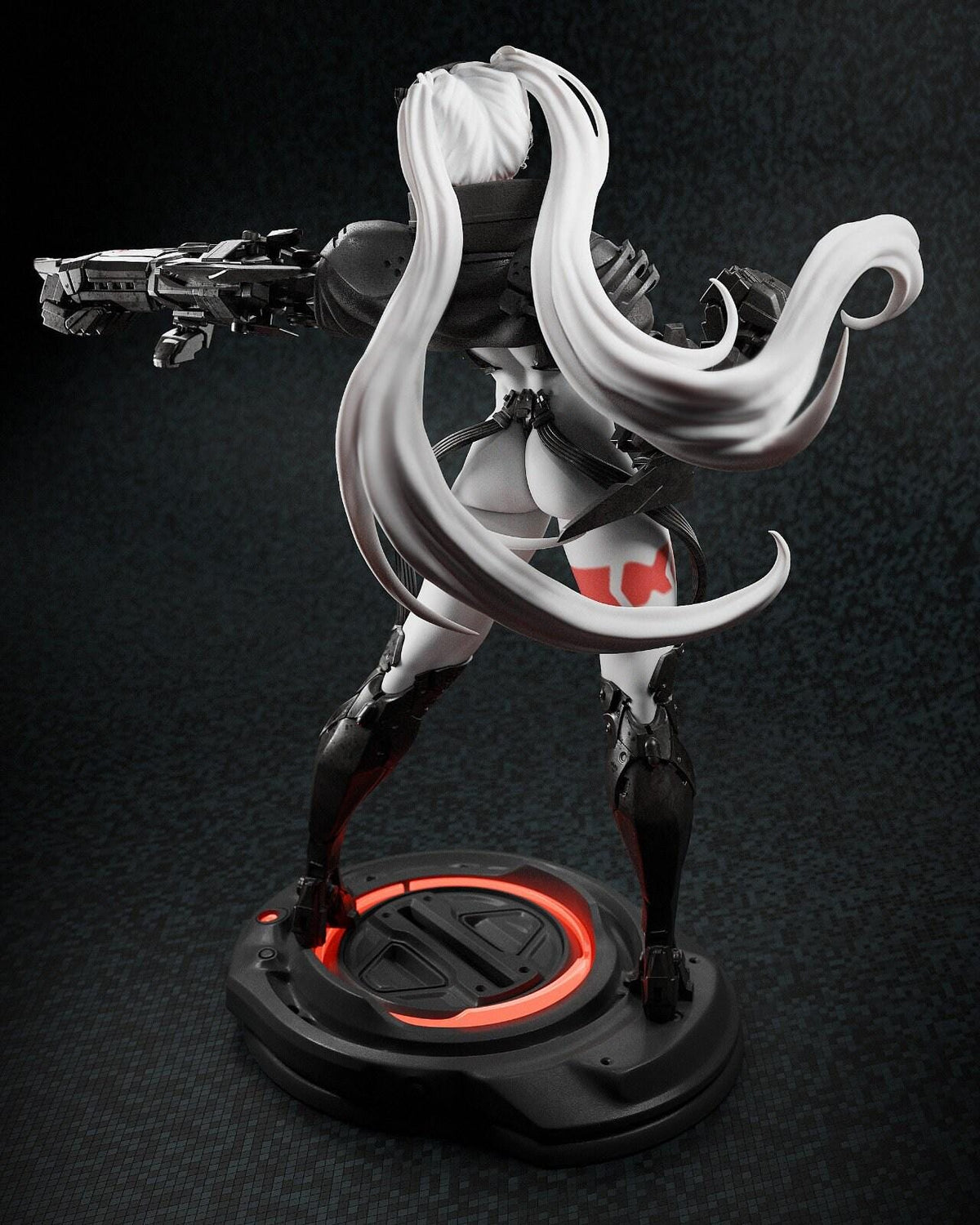 Rebecca Cyberpunk NSFW 3D Printed Statue – Mature Anime Edgerunner Resin Collectible, Made to Order for Adult Collectors