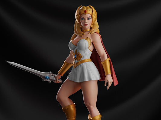 She-Ra Collectible Resin Statue – Painted or Unpainted Model Kit