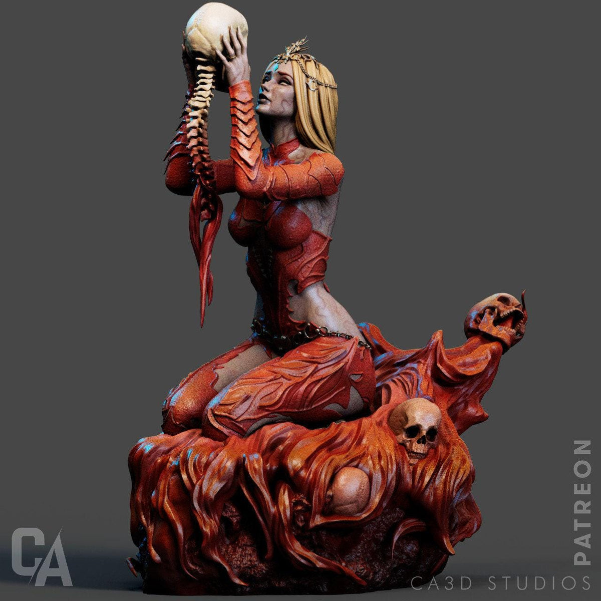 Orin the Red NSFW 3D Printed Statue – Mature Baldur's Gate 3 Duelist Resin Collectible, Made to Order for Adult Fans