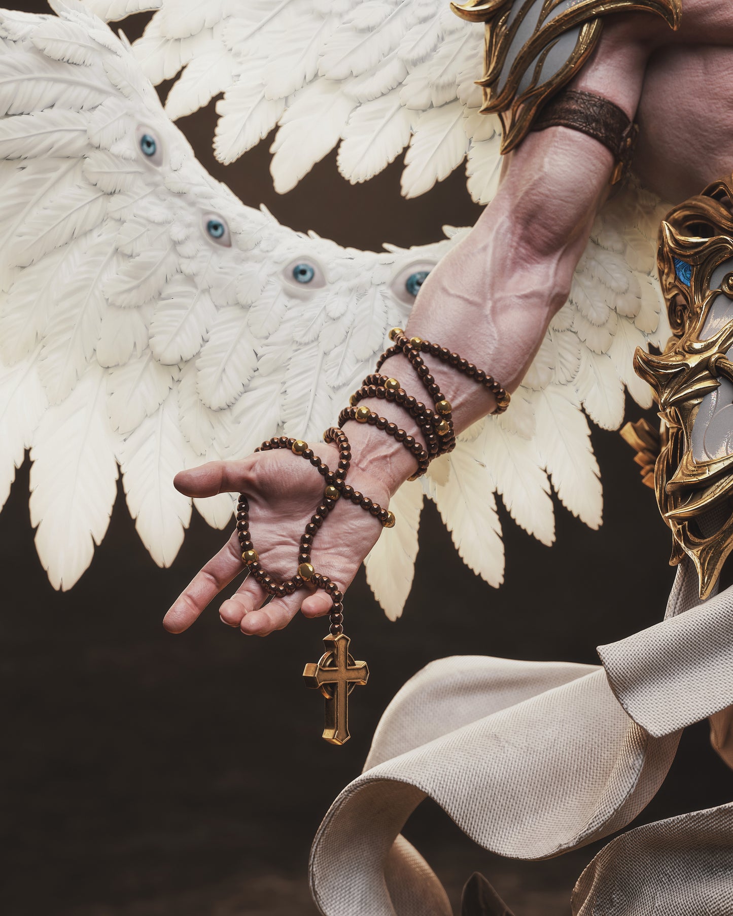 Highly-Detailed Cherubin Statue | Premium 3D Printed Resin Collectible for Fantasy & Angelic Art Lovers
