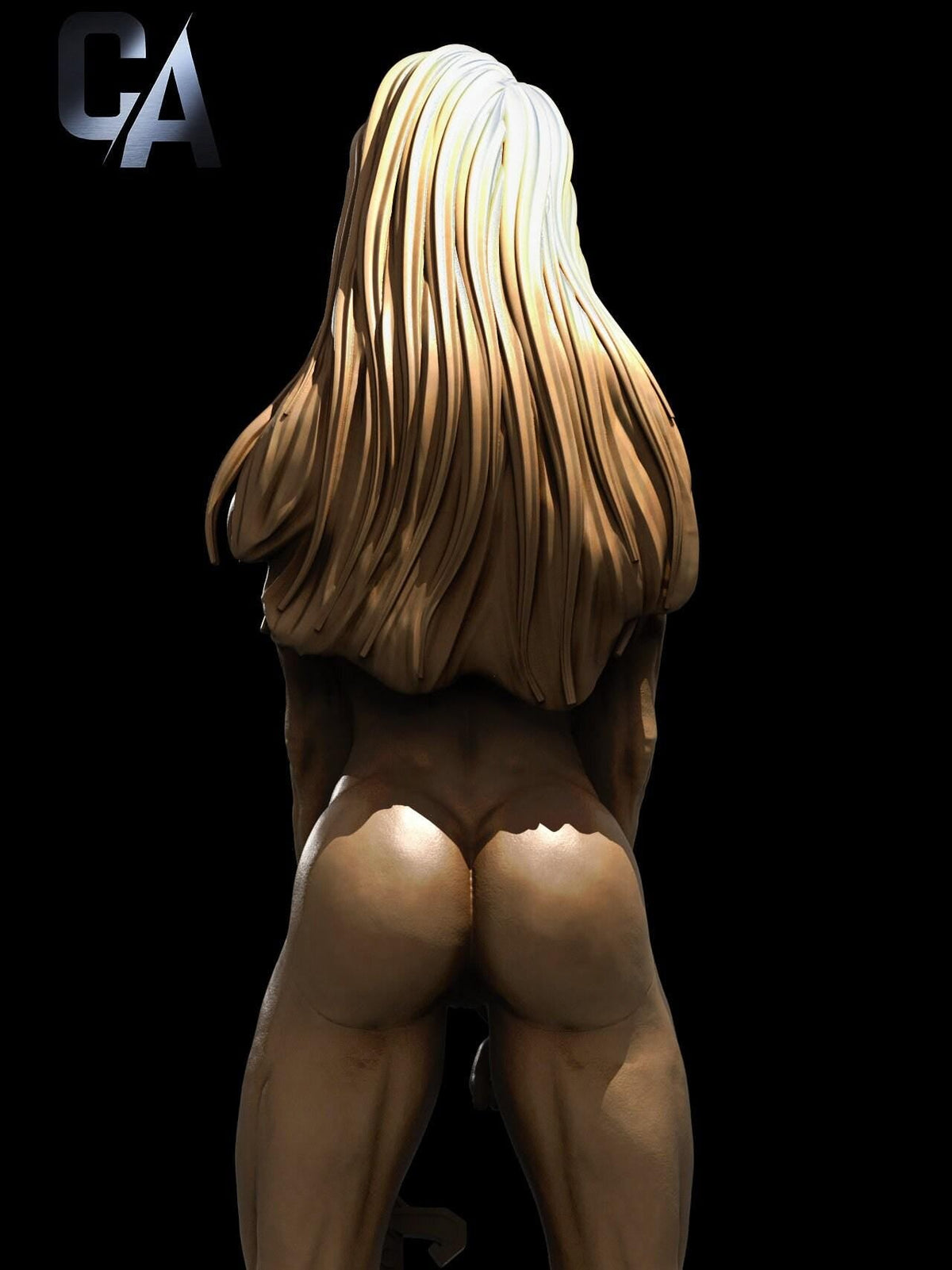 Female Conan NSFW 3D Printed Statue – Mature Hyborian Barbarian Resin Collectible, Made to Order for Adult Collectors